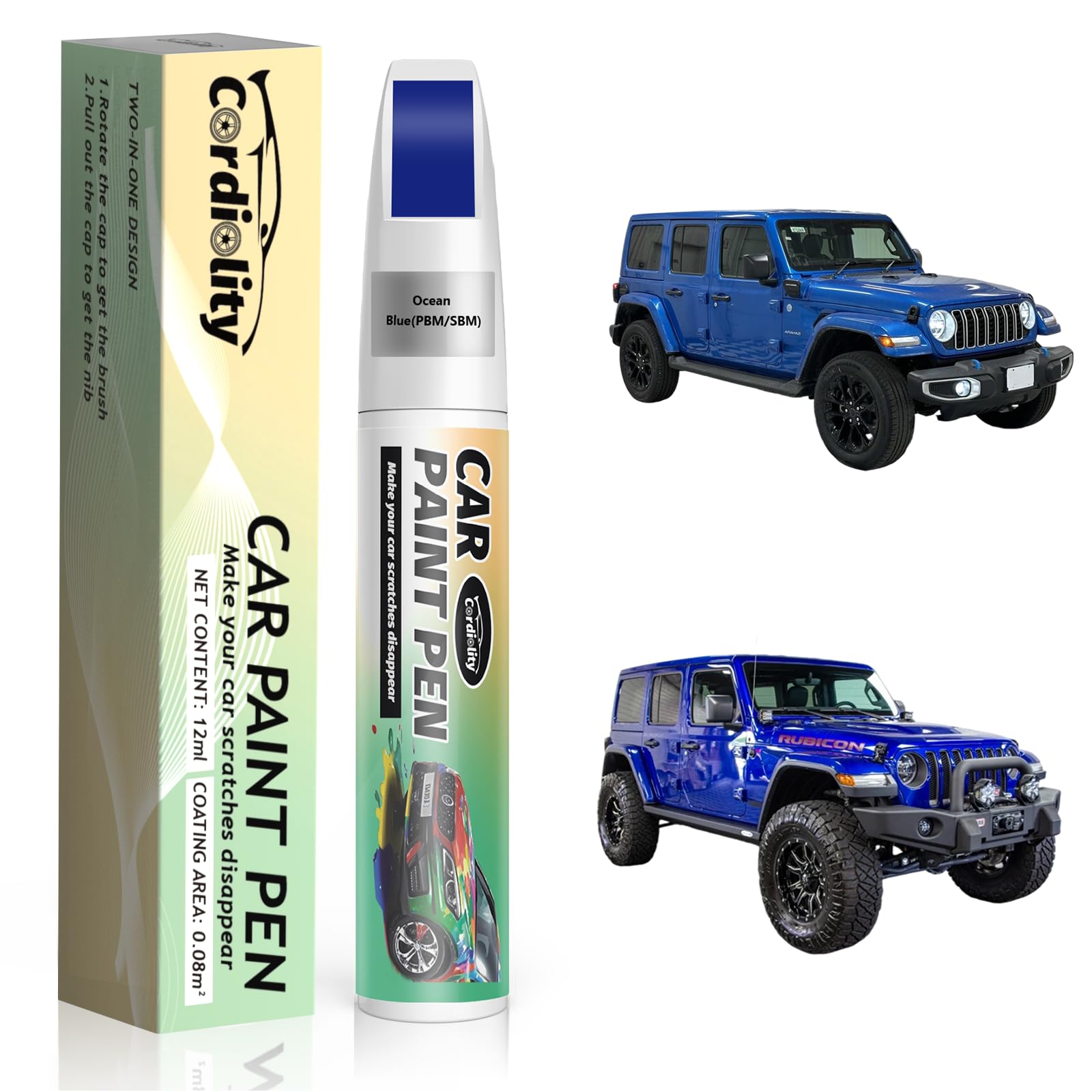 Amazon.com: Car Touch Up Paint Ocean Blue(PBM/SBM) for Jeep, Color